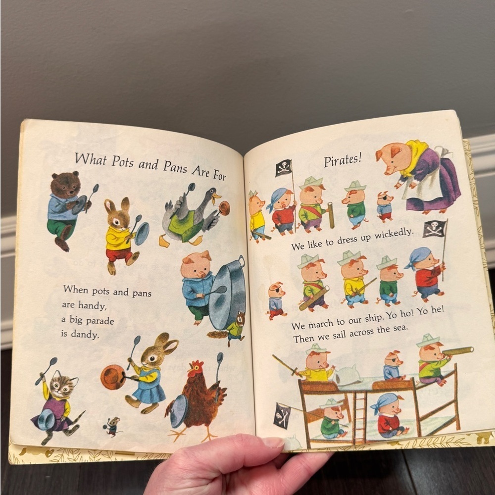 VINTAGE 1978 Richard Scarry's Just For Fun Childrens Hardcover Book Toddler Kids - Picture 6 of 6